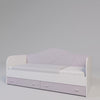 Ліжко-диванчик Х-СКАУТ (рожевий/білий) Фото № 1