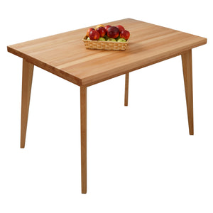 Прямокутний стіл з дерева на кухню