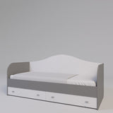 Ліжко-диванчик Х-СКАУТ (білий мат/сірий) Фото № 1