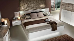 Кровать 1,6 с тумбами и банкеткой RDNL161B (Rondino)