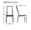 Обідній стілець MARTIN chrome (BOX) Фото № 8